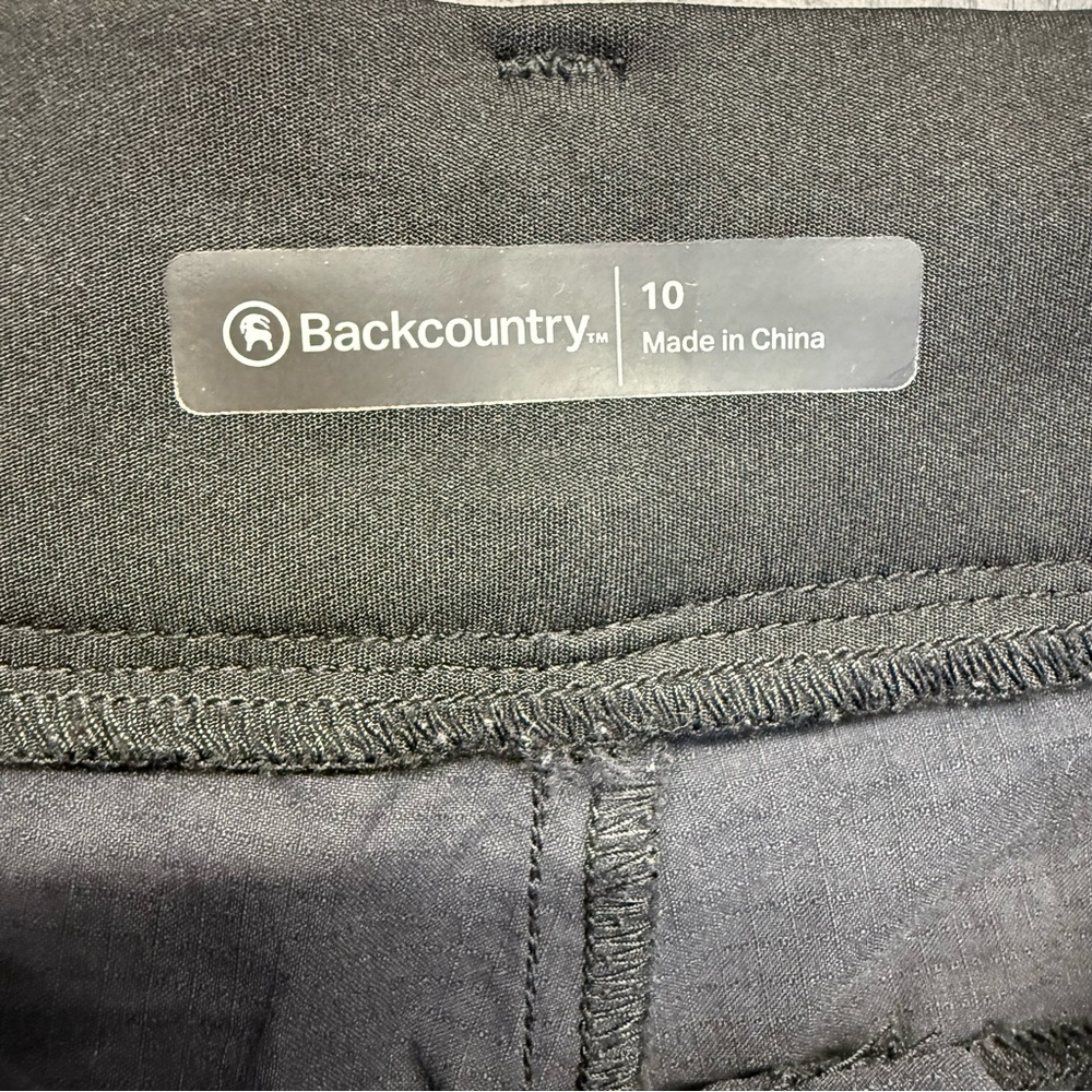 Backcountry Wasatch Ripstop Trail Pant Black Women's Size 10 - Picture 6 of 8